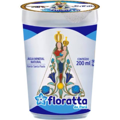 Água Mineral Floratta Copo 200ml (Pacote c/ 48 Unidades)