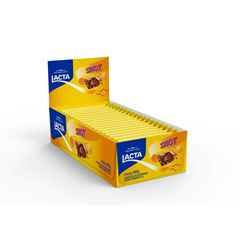 Chocolate Lacta Shot Display com 20 unidades de 20g