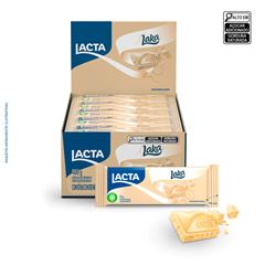 Chocolate Branco Lacta Laka na Caixa com 20 unidades de 20g