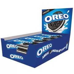 Biscoito Chocolate Recheio Baunilha Oreo - Display com 16 Unidades de 18g (288g)