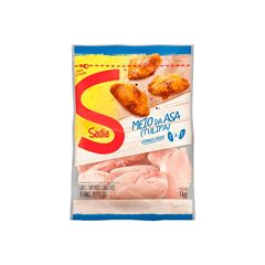 Asa Meia Frango Sadia Pacote 1KG
