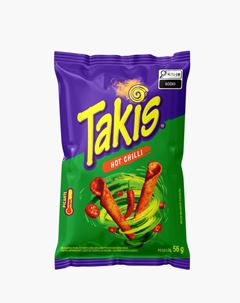 Salgadinho de Milho Picante Hot Chilli Takis Pacote 56g