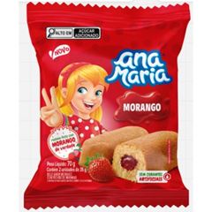 Bolo Morango Recheio Morango Ana Maria Pacote 70g