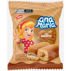 Bolo Banoffee Recheio Doce de Leite Ana Maria Pacote 70g