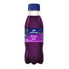 Refrigerante Farias Uva 200ml - Pacote com 12 unidades