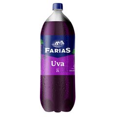 Refrigerante Farias Uva 2 Litros - Pacote com 6 unidades