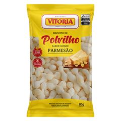 Biscoito de Polvilho Vitória Sabor Parmesão - Caixa 40x80g